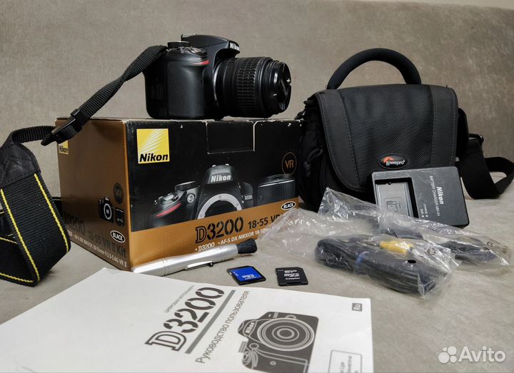 Nikon D3200 kit 18-55mm, ver II. Полупрофессионал