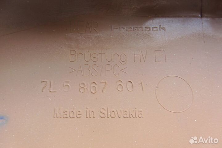 Обшивка двери багажника на Porsche Cayenne 03-10