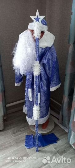 Костюм деда мороза, плотный