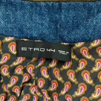 Джинсовая куртка бренд etro, Италия