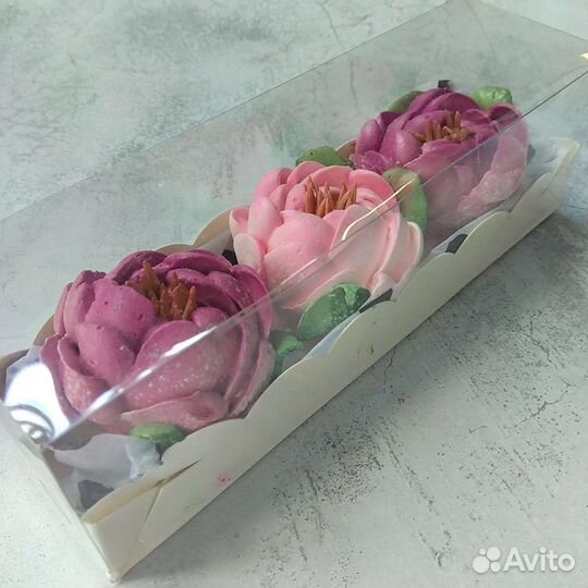 Цветы из зефира