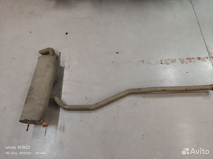 Задний глушитель