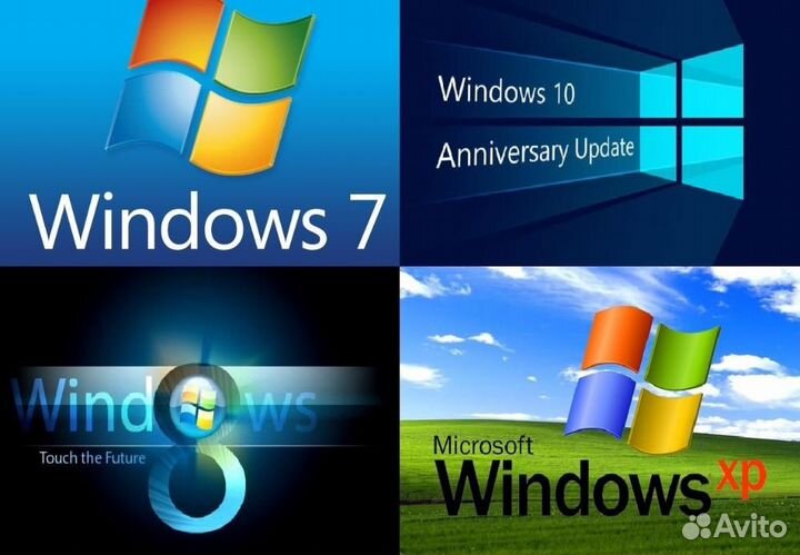 Установка Windows, Ремонт компьютера, ноутбука