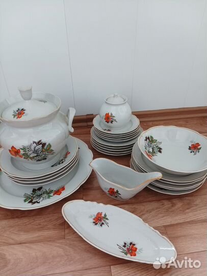 Столовый сервиз фарфор СССР