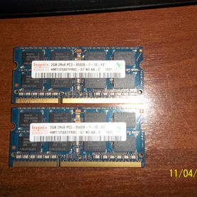 Hynix 2+2-4gb-8500s для ноутбука