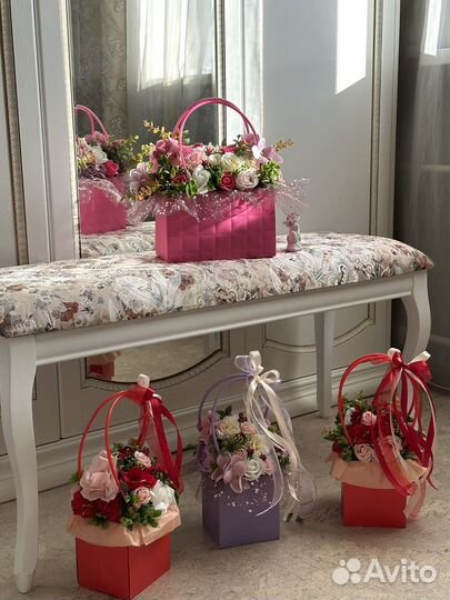 Букет из мыла, букет из мыльных цветов, букет