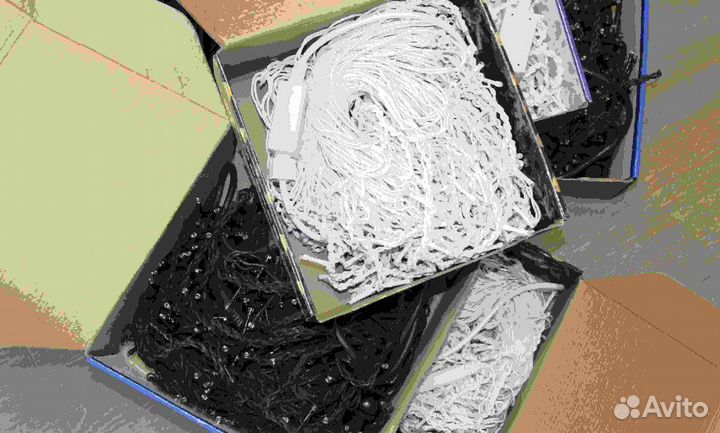 Гирлянда уличная 25м