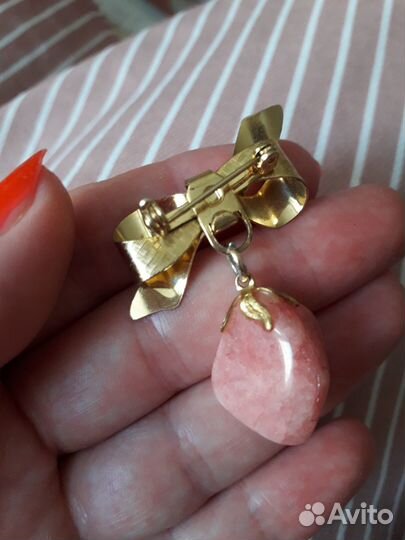 Милая брошь Бантик Винтаж