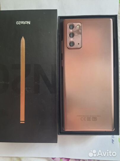 Samsung Galaxy Note 20, 8/256 ГБ