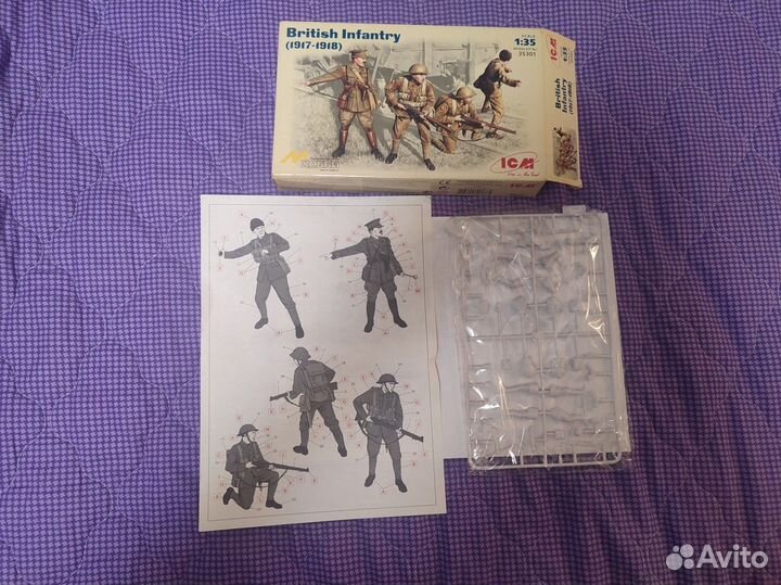 Солдатики ICM British Infantry 1917-1918