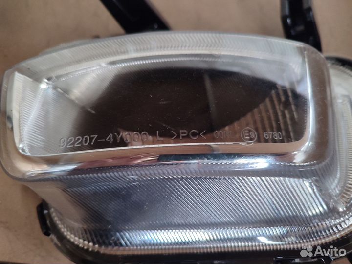Фары противотуманные kia rio 3 922084Y000 922084L0