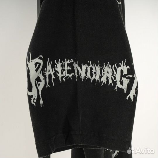 Футболка Balenciaga DIY Metal