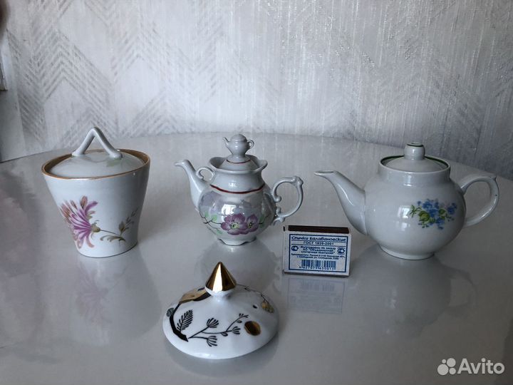 Кофейный сервиз, чайник, крышка Вербилки