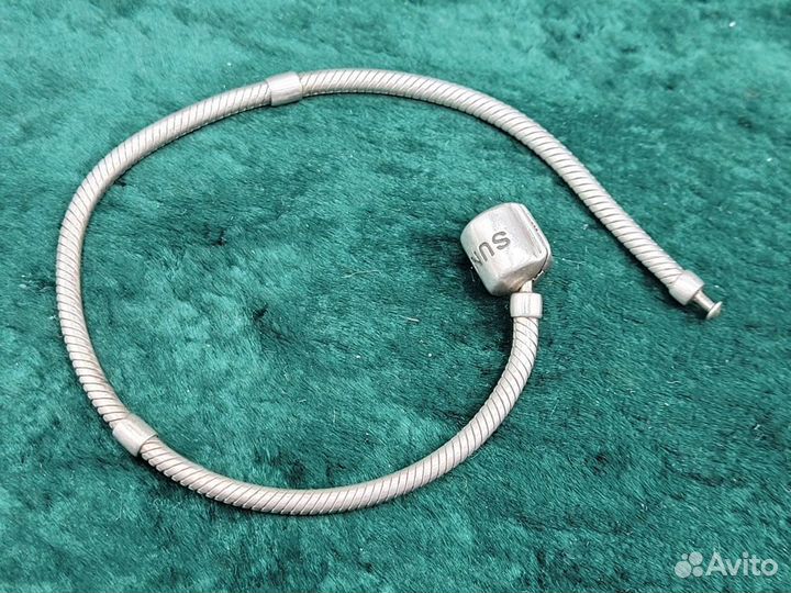 Браслет для шармов серебро 925 проба Sanlight