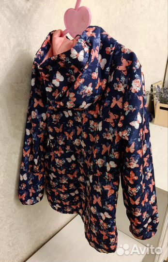 Куртка/ плащ для девочки демисезонная 134 140