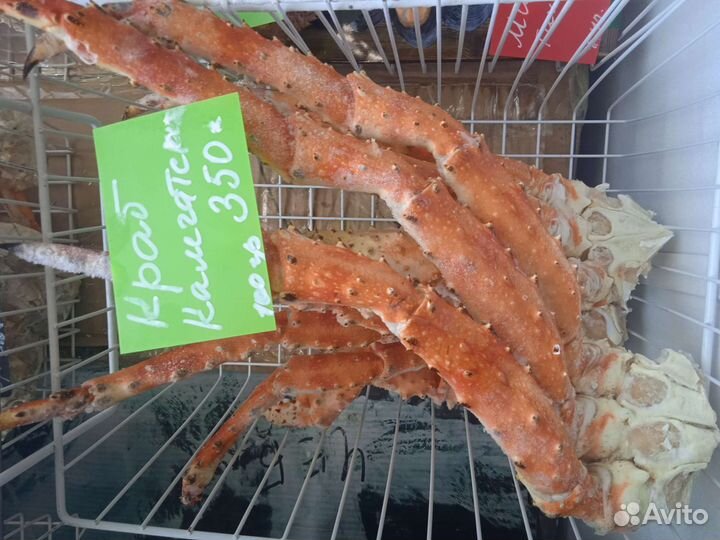 Морепродукты крабы омары лобстеры лангустины