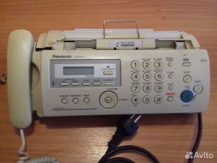 Факс panasonic kx fp218