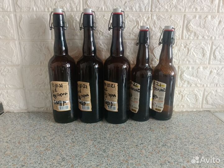 Бутылка стеклянная для бара