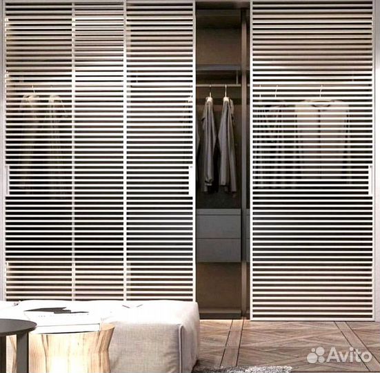 Раздвижная реечная дверь