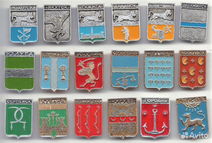 Значки гербы этпк (стандарты)