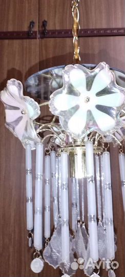 Люстра потолочная подвесная бу