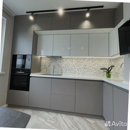 Кухни прямые на заказ Нежность