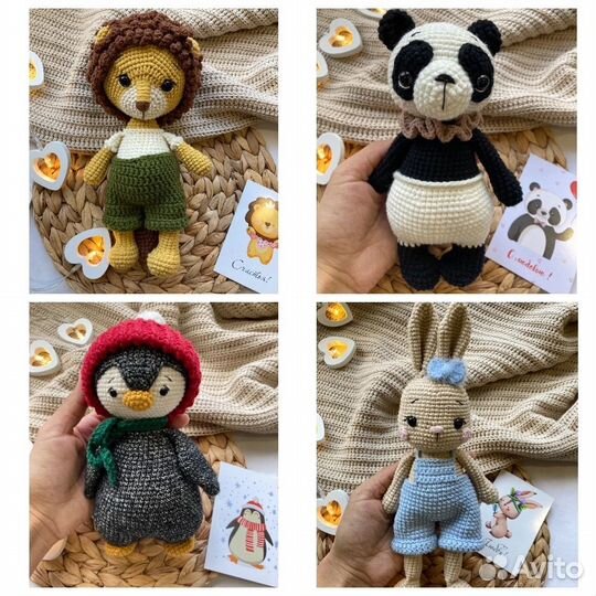 Вязаные игрушки амигуруми