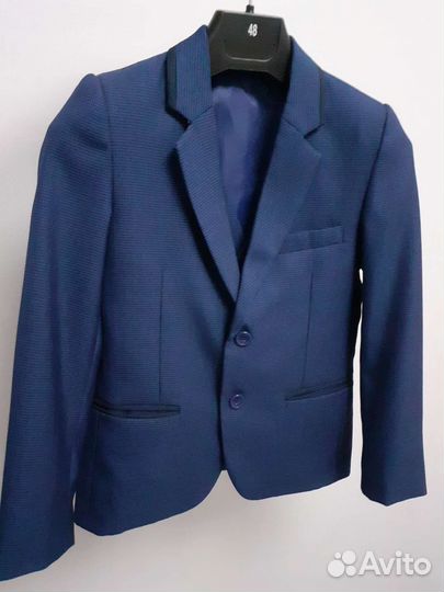 Пиджак школьный для мальчика 122-128