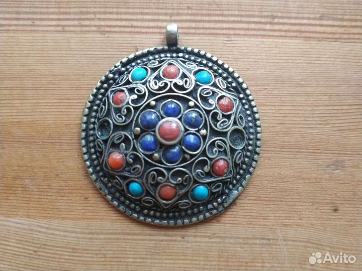 Кулон, серьги, кольцо