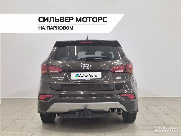 Hyundai Santa Fe 2.2 AT, 2016, 145 000 км