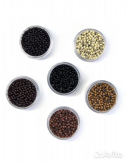 Нано-капсулы 3мм для наращивания волос, 100шт