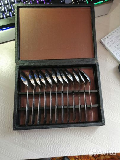 Набор чайных ложек СССР в коробке