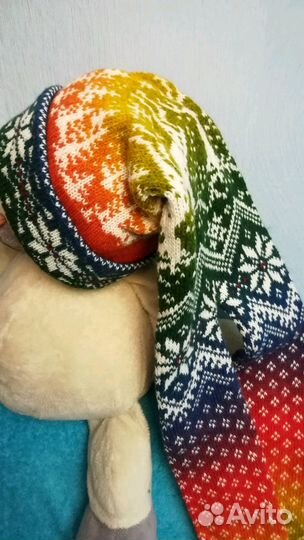 Шапка-шарф из Эстонии шерсть
