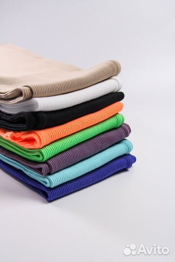 Лосины в рубчик