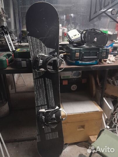 Сноуборд stepchild dirtbag156 с крепами