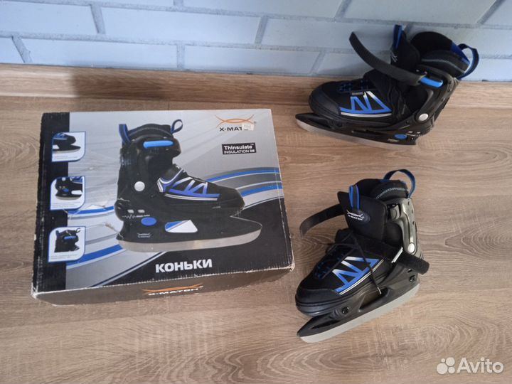 Коньки подростковые