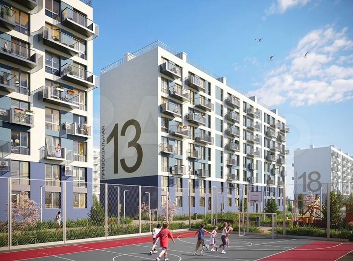 1-к. квартира, 35,8 м², 6/8 эт.