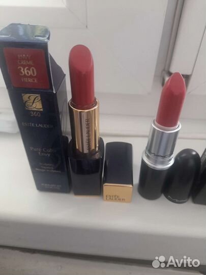 Помады новые, Еstee lauder, Mac, Сlinigue