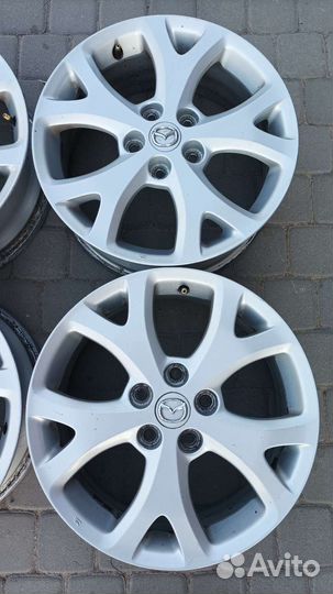 Диски оригинал r17 Mazda 3,6 Снежинки Sport
