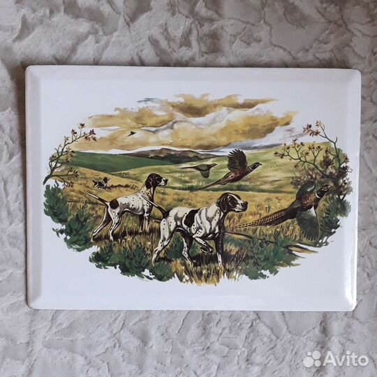 Олень СССР ручная работа и гравюра медь на дереве