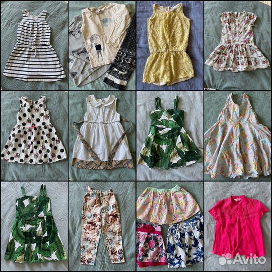 Вещи пакетом на девочку 3-4 лет