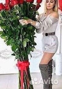 Высокие розы 150 160 170 180 190см доставка Москва