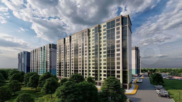 1-к. квартира, 44,9 м², 13/17 эт.