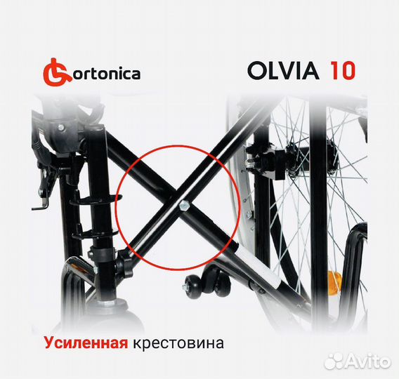 Коляска инвалидная ortonica olvia 10 ширина