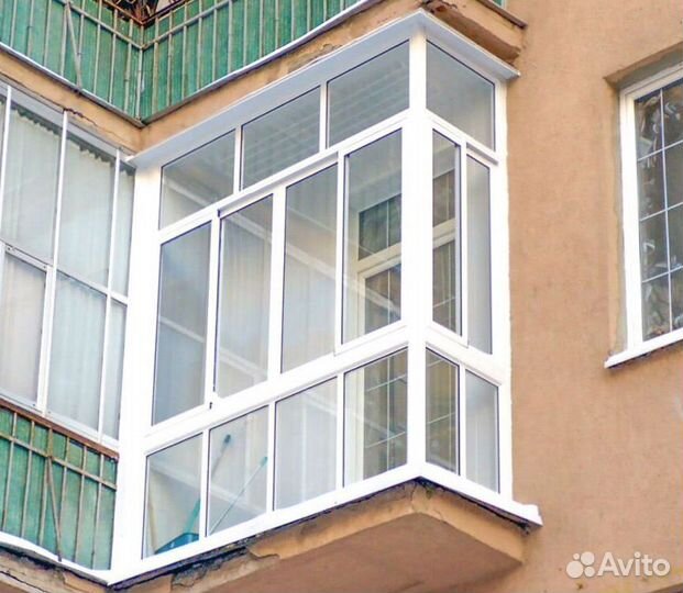 Остекление балконов и лоджий под ключ I5629