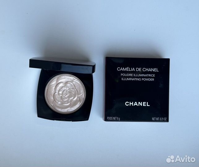 Chanel пудра хайлайтер camelia de chanel