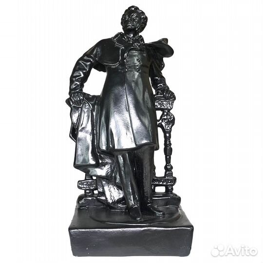 Статуэтка Касли Пушкин у плетня