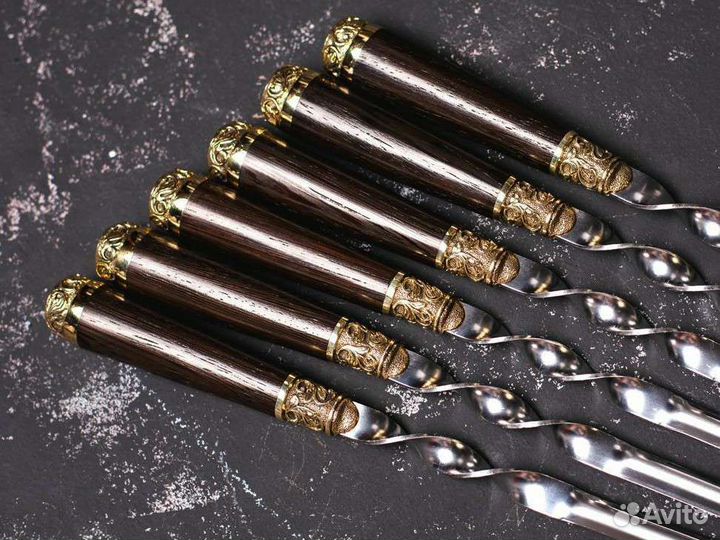 Набор подарочных шампуров, ручная работа