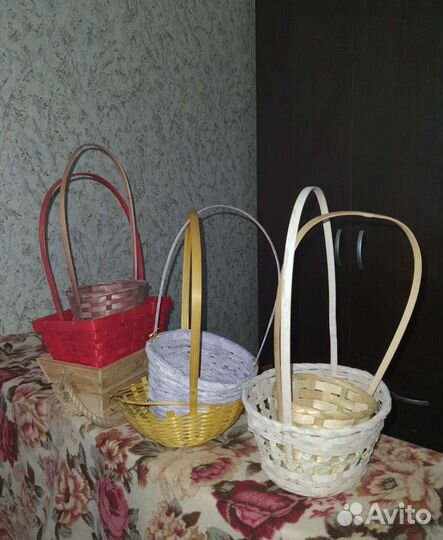 Корзина плетеная для подарков