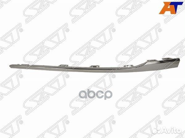 Молдинг бампера Volkswagen Passat 14-20 (Спереди